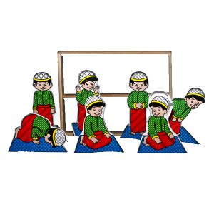Produsen/Penyedia/Supplier/Jual Alat Peraga APE Keagamaan PAUD Maket Peraga Sholat Laki-laki
