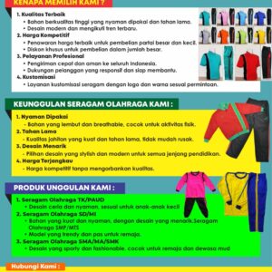 Seragam Olahraga Sekolah