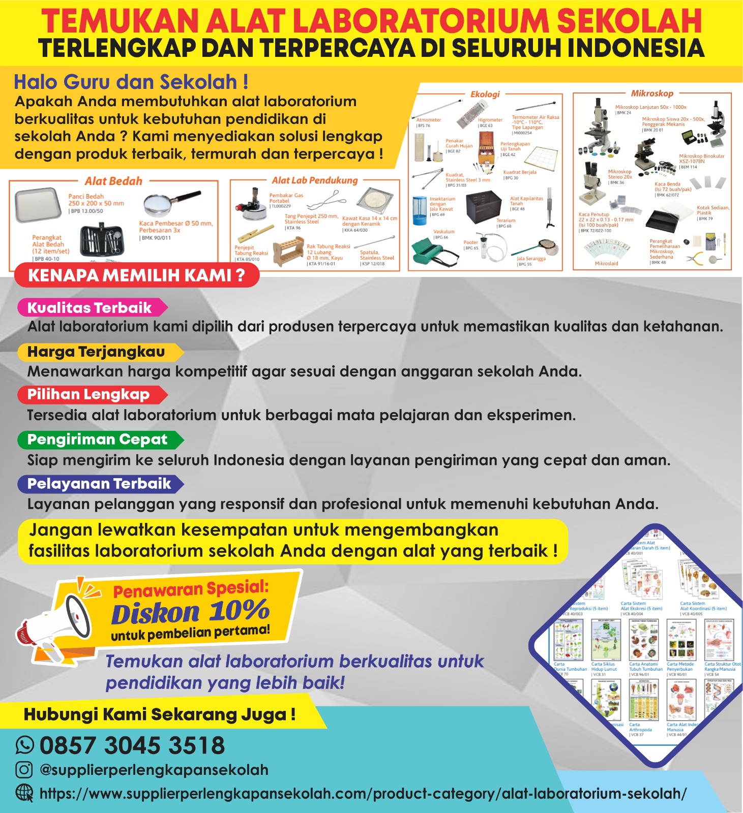 Alat Laboratorium Sekolah