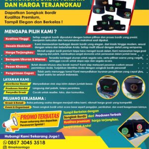 Grosir Peci Kopiah Songkok Hitam Putih Terlengkap di Supplier Perlengkapan Sekolah