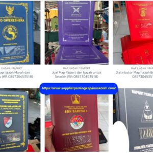 Pabrik & Supplier Map Raport/Ijazah Terpercaya untuk Sekolah dan Madrasah