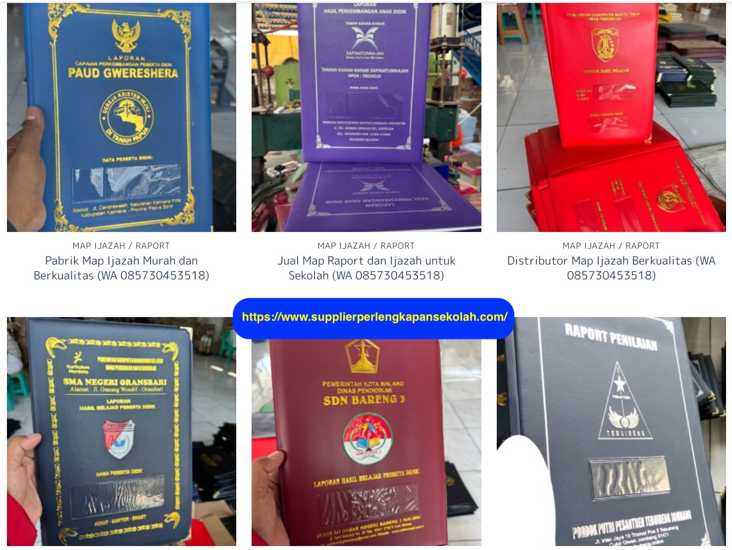 Jual Sampul Map Raport dan Map Ijazah Berkualitas di Surabaya: Solusi Penyimpanan Dokumen Pendidikan Anda