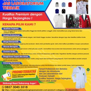 Jas Lab Berkualitas dengan Layanan Konveksi Terdekat – Solusi Tepat untuk Kebutuhan Laboratorium Anda!