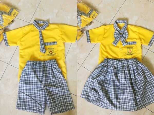 Jual Seragam TK dengan Desain Anak Ceria (WA 085730453518)