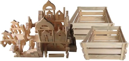 BALOK UNIT PAUD SERI 500 PCS – Mainan Edukatif Anak untuk Kreativitas & Kecerdasan
