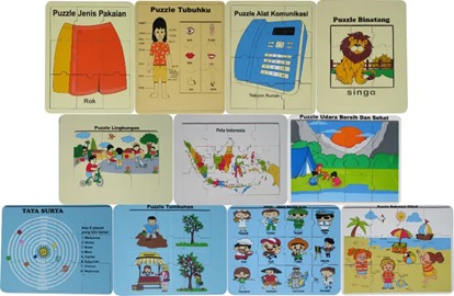 Puzzle Kayu Edukatif PAUD – Media Belajar dan Bermain Anak yang Aman, Berkualitas, dan Penuh Manfaat
