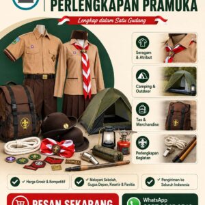 Distributor Grosir Merchandise Pramuka – Lengkap, Berkualitas, dan Siap Kirim Seluruh Indonesia