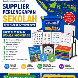 Supplier Alat Peraga Bahasa Indonesia SD Lengkap untuk Sekolah