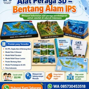 Supplier Alat Peraga SD Bentang Alam IPS Lengkap | SPS