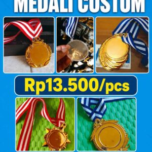 Jual Medali Logam Custom & Akrilik Berkualitas untuk Sekolah, Lomba & Event