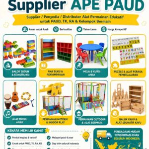 Supplier APE PAUD Lengkap | Penyedia Alat Permainan Edukatif PAUD TK RA