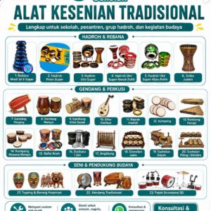 Supplier Alat Kesenian Tradisional untuk Sekolah, Pesantren & Komunitas