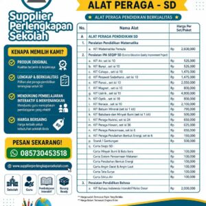 Supplier Alat Peraga Pendidikan SD Lengkap & Berkualitas