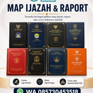 Supplier Map Ijazah & Raport Custom untuk Sekolah