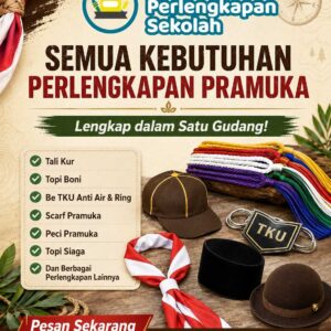 Supplier Perlengkapan Pramuka Lengkap untuk Sekolah dan Instansi