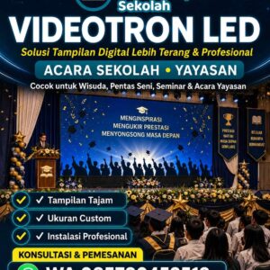 Jasa Videotron untuk Acara Sekolah dan Yayasan agar Tampilan Panggung Lebih Profesional