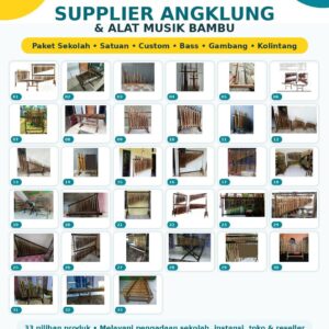 Supplier Alat Kesenian Tradisional untuk Sekolah | Angklung SD SMP SMA