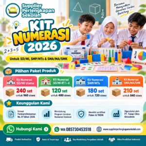Supplier/Penyedia/Distributor KIT Numerasi SMA/MA/SMK 210 Set untuk Kelas 10–11